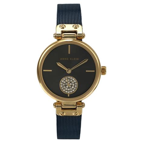 Buy Online Anne Klein Quartz Analog Blue Dial Stainless Steel Strap ...