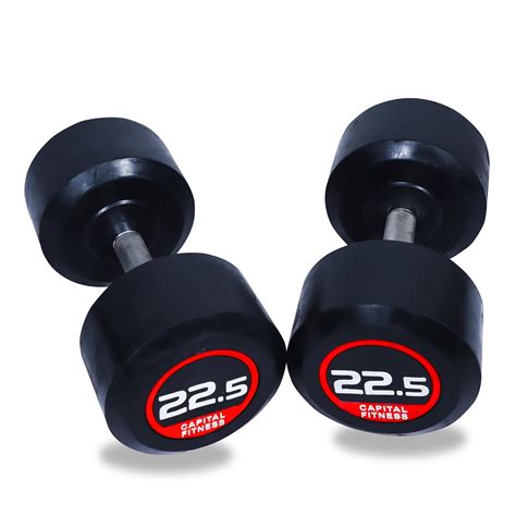Buy Capital Fitness rubber Coated Bouncer Dumbbell 22.5kg set of 2 ...