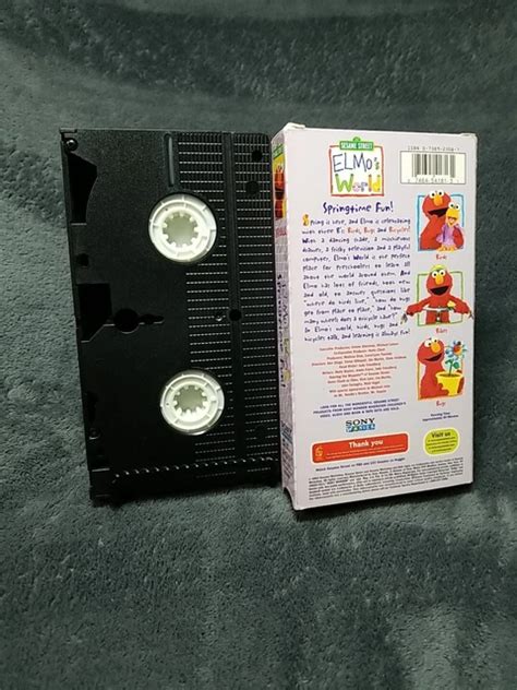 Image result for Elmo Voice Over World Springtime Fun VHS