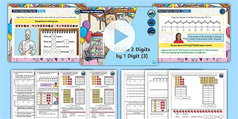 👉 Y3 Step 9 Divide 2-Digit Number by 1 Digit – with Remainders
