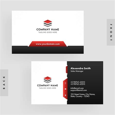 Business Card Sample Layout 的图像结果