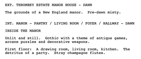 Screenplay Format Tips – The Film Fund