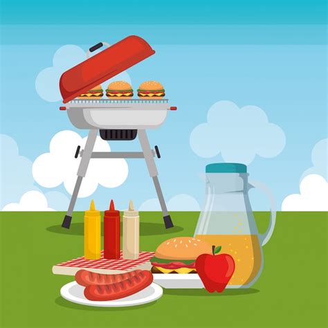 Cookout clip art Vectors - Download Free High-Quality Vectors ...