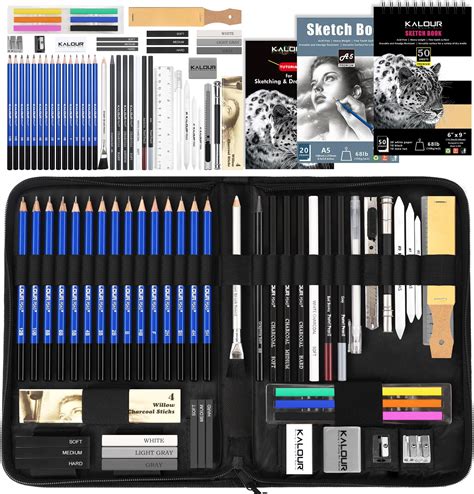 Amazon.com: Castle Art Supplies 40 Piece Premium Drawing and Sketching ...