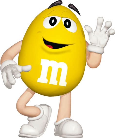 M&m characters, Yellow m&m, Clip art