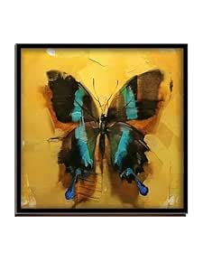 G CRAFT Stunning Butterfly Wall Art | Modern 20x20 Inch Canvas | Framed ...