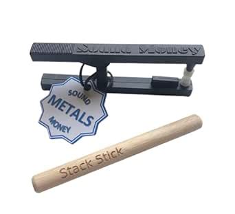The Pocket Pinger + Stack Stick, Coin Ping Test (Black, 1 Pack ...