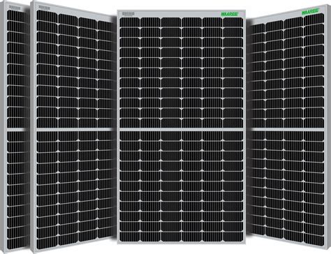 WAAREE Solar Panel 545 Watt (Pack of 2) Halfcut 24 Volts 144 Cells Dual ...