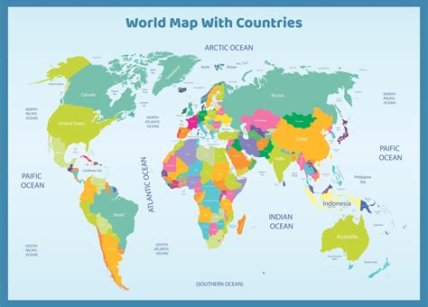 Image result for Countries Map