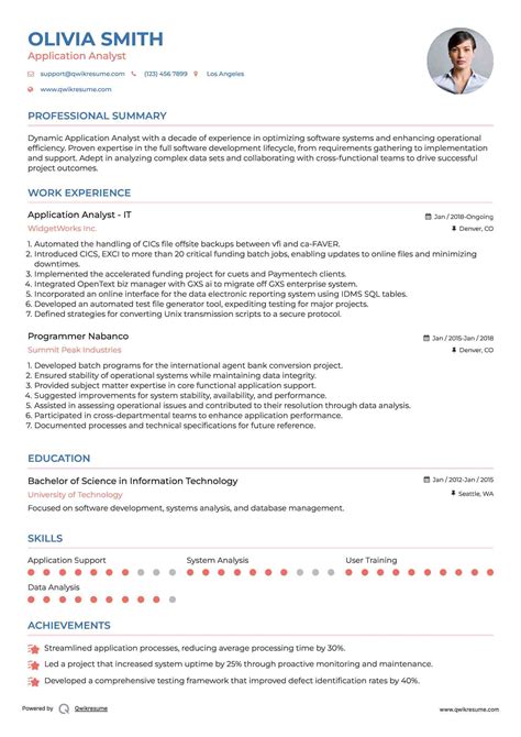 Epic Analyst Professional Summary on Sale | varsana.com