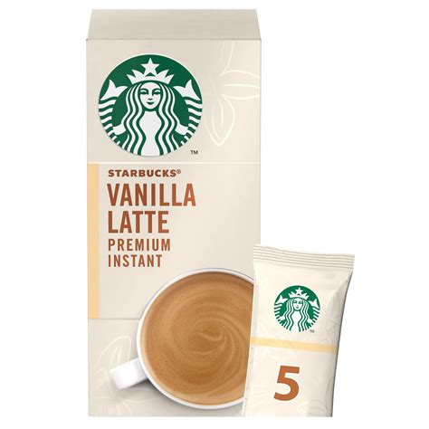Buy Starbucks Vanilla Latte Premium Instant Coffee Mix Box Of 5 Sachets ...