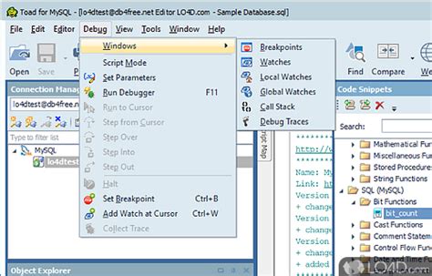 Image result for How to Write Query SQL with Toad with MySQL