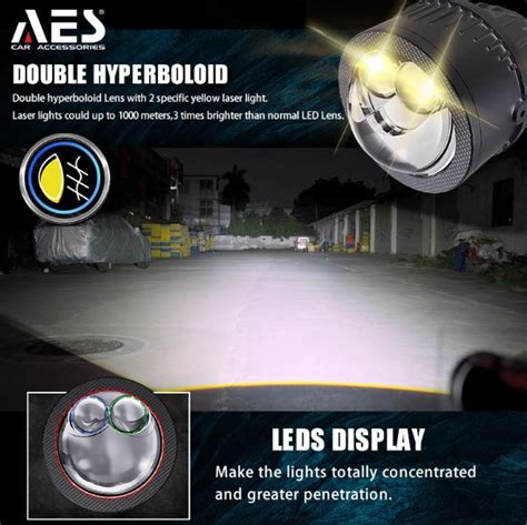 AES FX 3 Double Laser Bi-Led Fog Projector -65 watt – Caroxygen