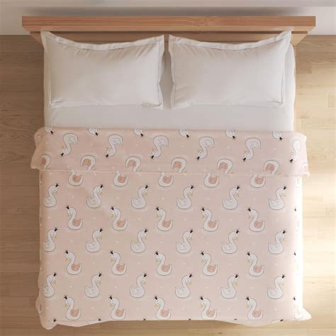 Buy Slate Kids Swan Printed Double Blanket from Home Centre at just INR ...