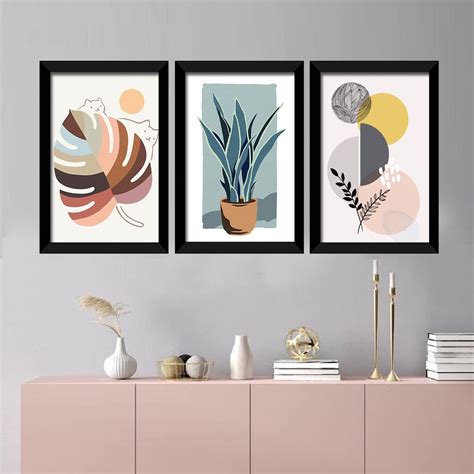 Gifts Culture Paintings Set of 3 Framed Paintings - Framed Wall Posters ...