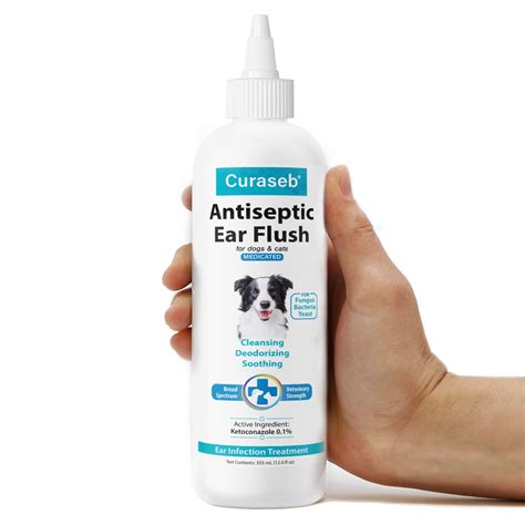 Curaseb Dog Ear Infection Treatment Solution Soothes Itchy And Inflamed | Desertcart EGYPT
