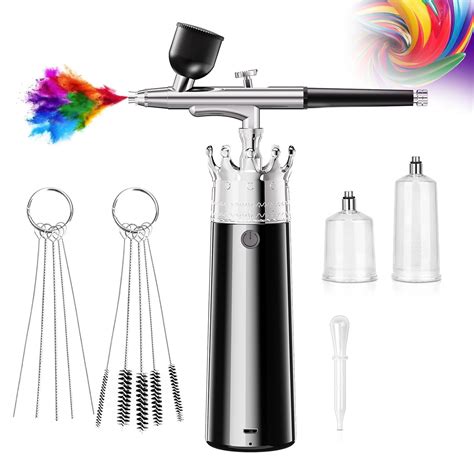 Airbrush Kit Portable Airbrush kit With Compressor Nail Charms ...