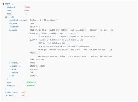 Fetch Data PostgresSQL 的图像结果