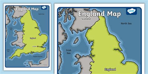 KS1 England Resource Map | Geography | Twinkl