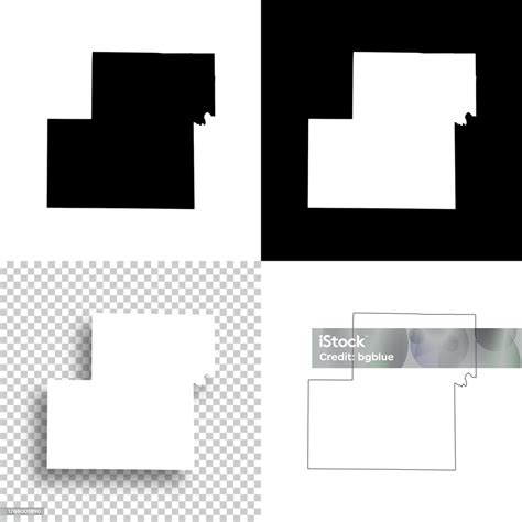 Owen County Indiana Maps For Design Blank White And Black Backgrounds ...