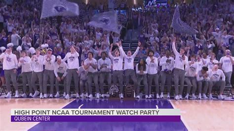 High Point men's basketball team holds NCAA Tournament Watch Party ...