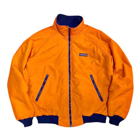 80s-90s LANDS' END ランズエンド SQUALL JACKET スコールジャケット オレンジ【M】MADE IN USA ...