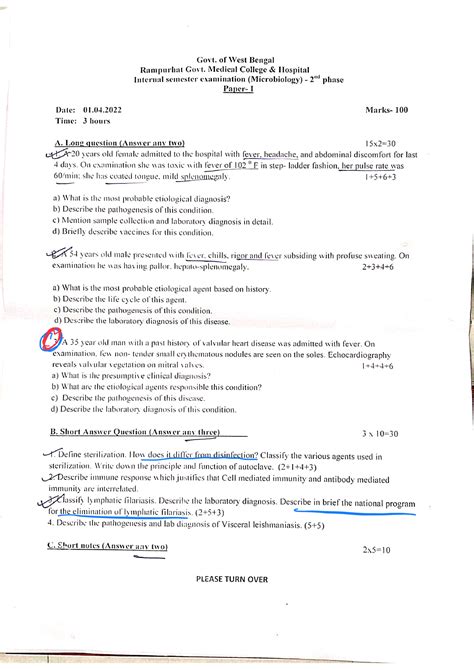 Rampurhat pre prof - Paper - MBBS - Studocu