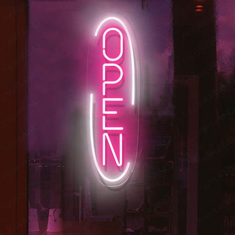 Vertical Neon Open Sign Business Neon Led Light - NeonGrand