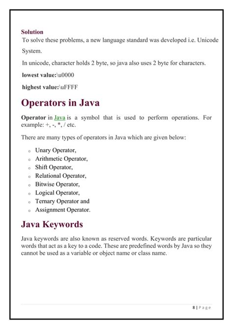 Image result for Java Notes PDF