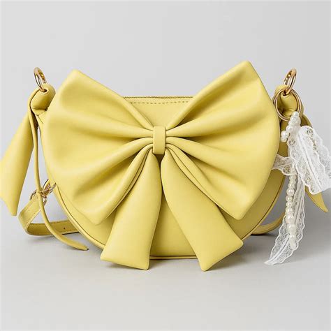 Round Bow Sling Bag - Yellow – Uni Seoul