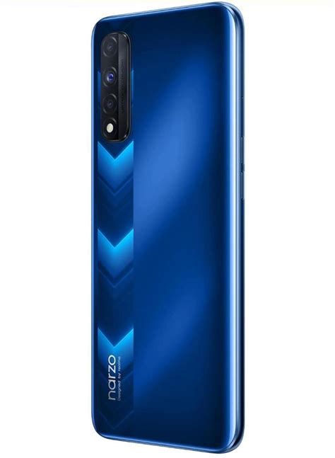"Realme Narzo 30 Refurbished Mobile Phone | Racing Blue, 4GB RAM, 64GB ...