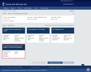 How to file Form GSTR-7 – GST TDS Return – FAQs & Manual