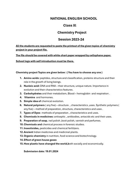 Image result for Science Project File Class 11