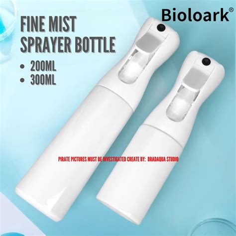 BIOLOARK Fine Mist Sprayer Bottle Empty Plastic Trigger Spray Bottle ...