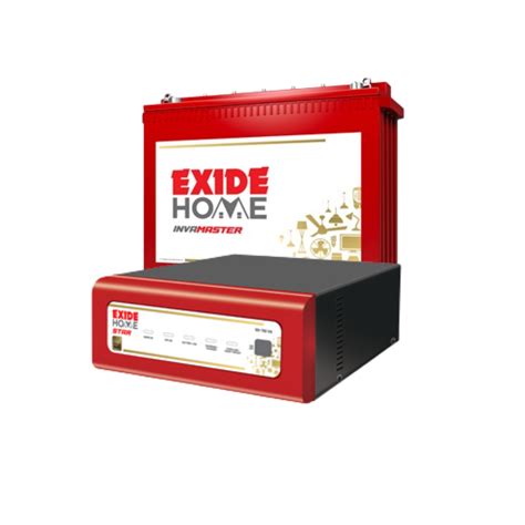 Exide Star 1125VA 12Volt Inverter with Exide Invamaster IMTT1500 150Ah ...
