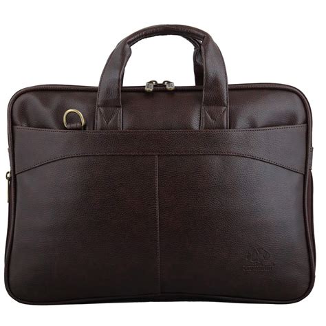 Buy Slim Expandable Laptop Messenger Bag - Dark Brown – The Clownfish