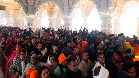 Ayodhya welcomes 65 lakh devotees in 96 hours, paramilitary security ...