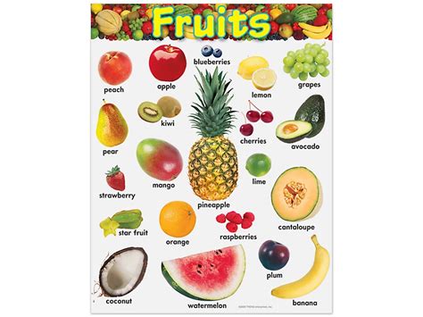 Fruits Learning Poster at Lakeshore Learning