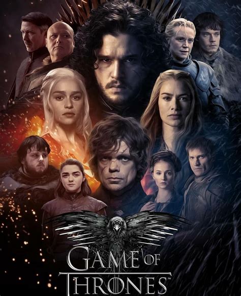 GoT poster 7° temporada | Game of thrones cast, Game of thrones poster ...