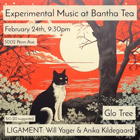 Experimental Music at Bantha Tea: LIGAMENT // Glo Tree - New Music USA