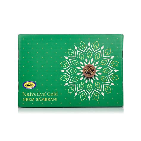 Naivedya Gold Neem Sambrani Cups (18 pcs + Holder) – Cycle.in