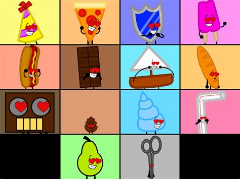 Brawl of the Objects Characters with Heart Eyes by alexiscurry on ...