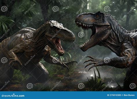 Dinosaur Battle - Ferocious Carnivores Fighting in Prehistoric Times ...