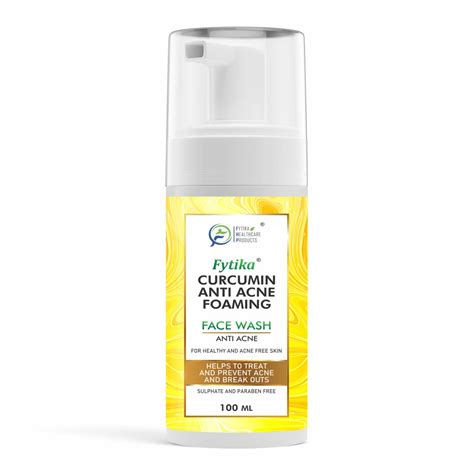 Fytika Anti-Acne Foaming Face Wash - With Curcumin, Bitter Orange ...