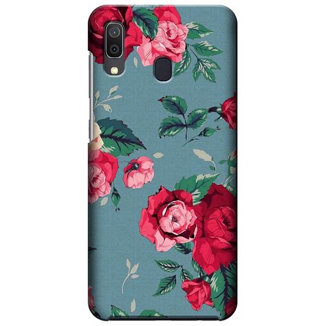 Qaso Flower D1 Printed Slim Light Weight Hard Mobile Case Back Cover ...