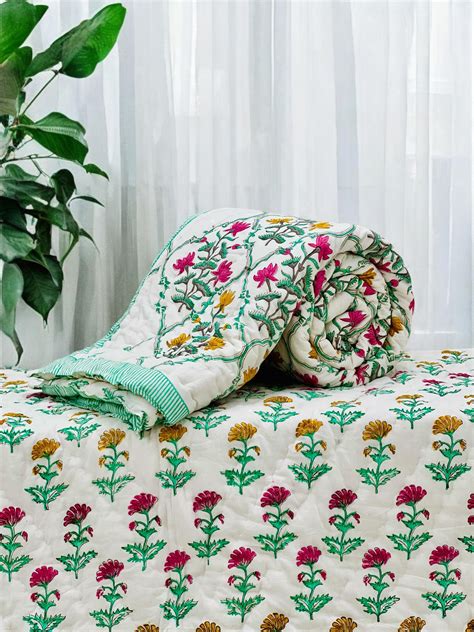 Handcrafted Reversible Baby Quilt | LRS-QUILT-BABY-5 | Lable Rahul Singh