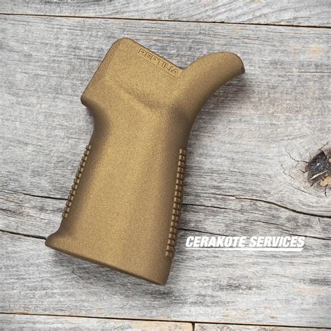 Reptilia CQG Grip Burnt Bronze - Cerakote Services