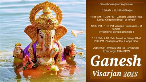 Ganesh Visarjan Laddu Chappan Bhog - Saturday 6th Sep 2025, St Andrew ...