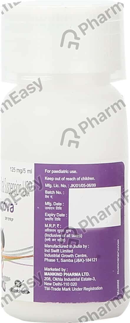 Clarinova 125 MG/5ML Dry Syrup (30): Uses, Side Effects, Price & Dosage ...