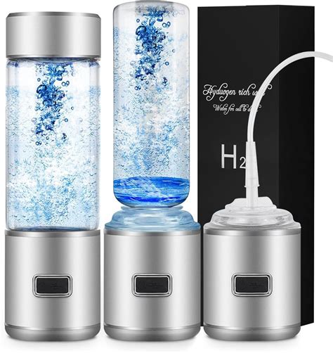 Anicompa Hydrogen Water Bottle, 3 Models Hydrogen Water Generator SPE ...